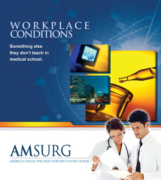 Medical Industry Campaign, Healthcare advertising highlighting specialized training not covered in medical school.